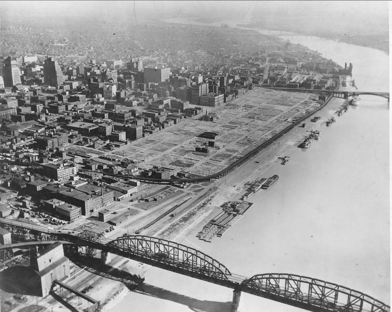 Illustration for article titled St. Louis's Riverfront Was a Thriving Neighborhood Before the Arch Was Built